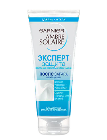 Garnier Ambre Solaire Освежающий крем после загара Эксперт Защита